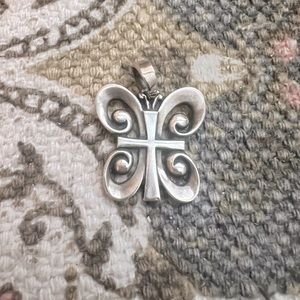 James Avery Retired Butterfly Pendant